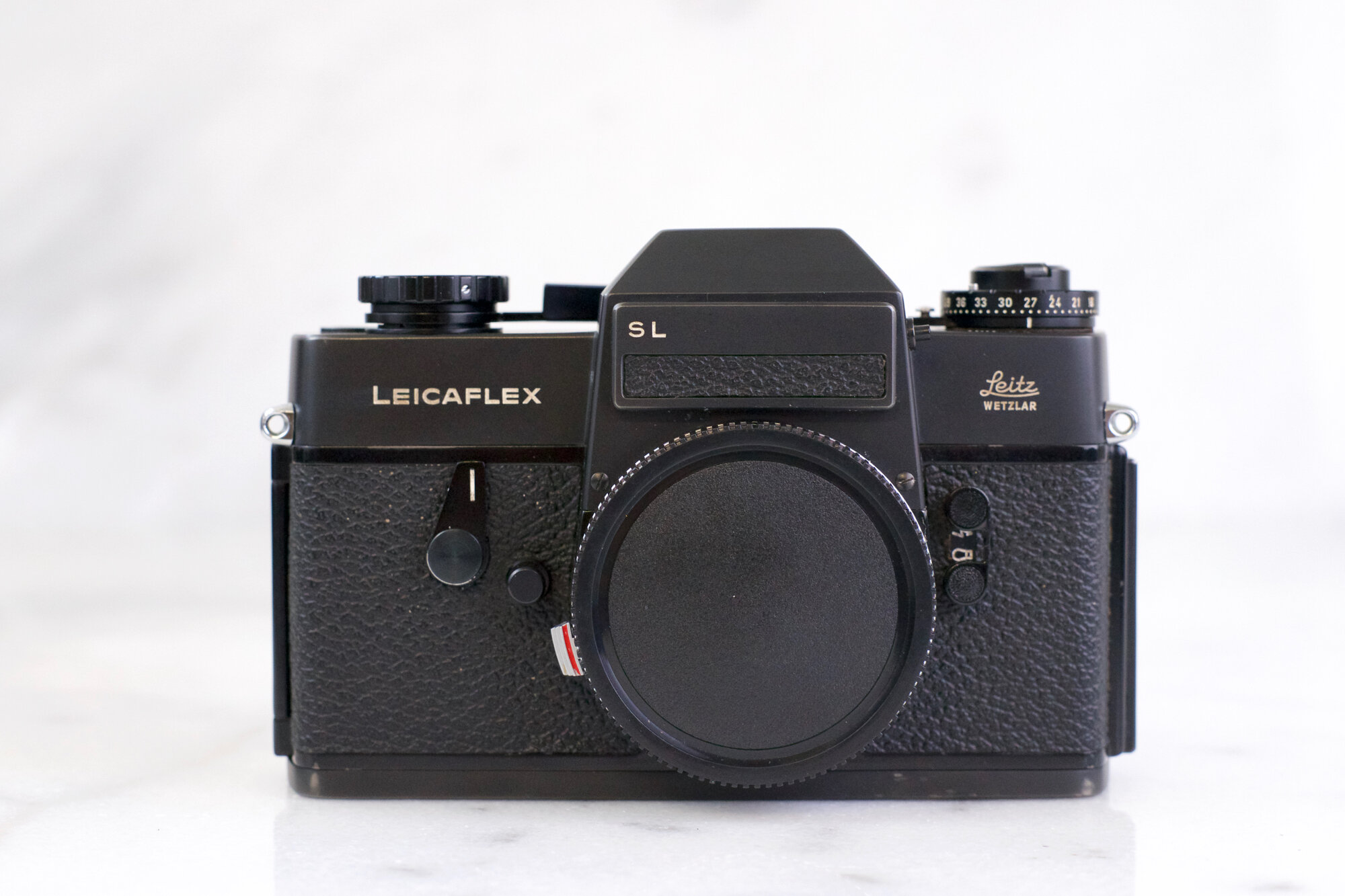 Leicaflex SL 35mm Film SLR Camera - Black, Fully Functional — F